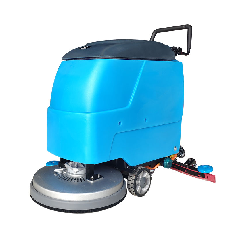 鼎潔盛世DJ520手推式洗地機(jī)使用試機(jī)視頻