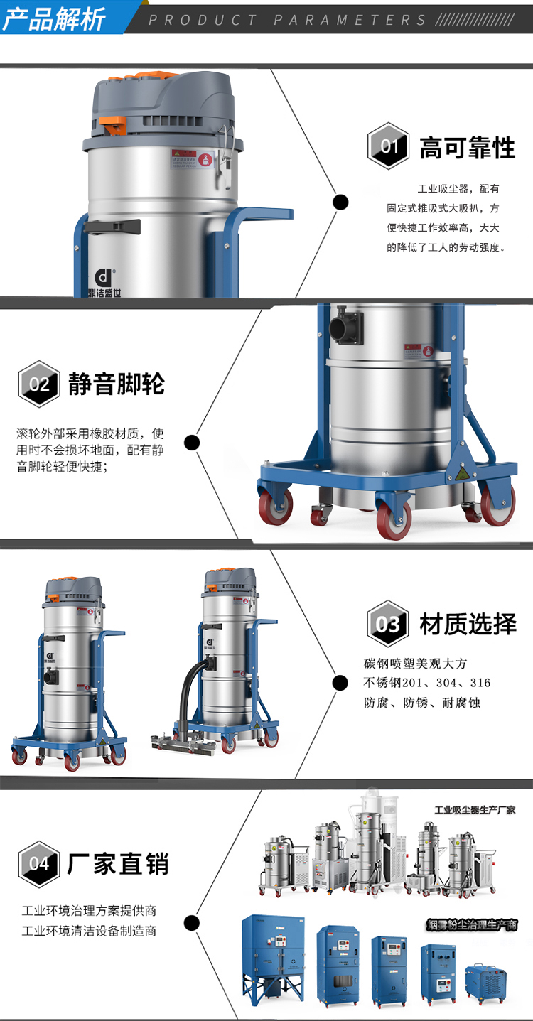 鼎潔盛世工業(yè)吸塵器DJBT361050